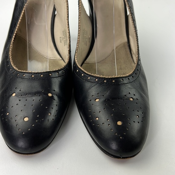 Circa Joan & David Classic black leather heels - Picture 3 of 11